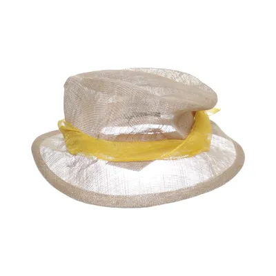 Chapeau cloche (Beige, Jaune) de Loevenich