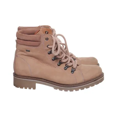Laced boots (Beige) from Landrover Leather