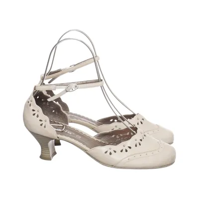 Brogues (Beige) from Tamaris Leather