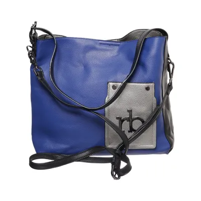Shoulder-bag (Blue, Silver) from Roccobarocco Polyester, Polyurethane
