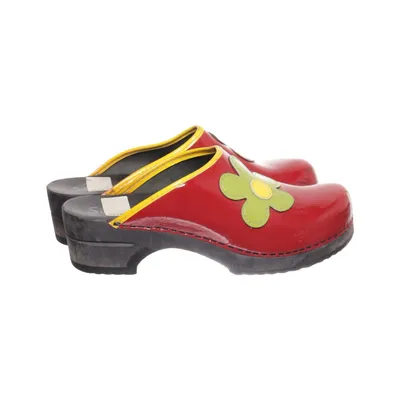 Clogs (Red, Green, Yellow) from Sanita Leather