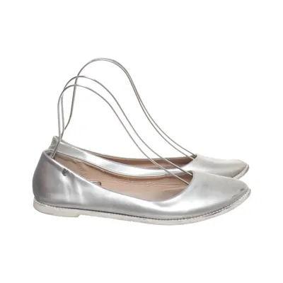 Ballet flats (Silver) from Vices Leather