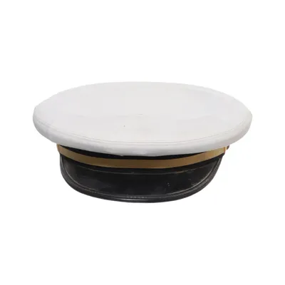 Chapeau de capitaine (Blanc, Noir) de Sofac