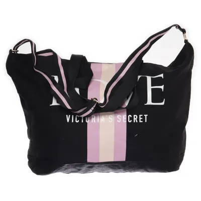 Strandtaske (Sort, Pink) fra Victoria's Secret