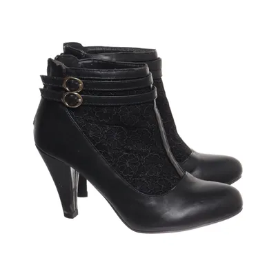 Bottes à talons (Noir) de Catisa