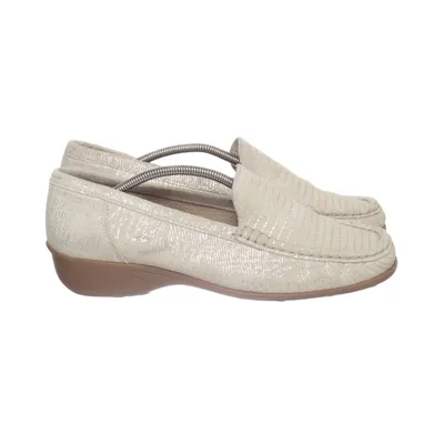 Loafers (Beige) från Ara Polyester, Skinn