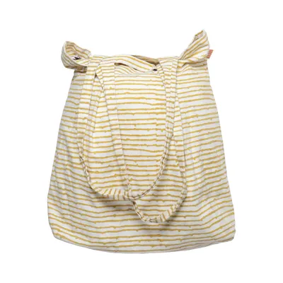 Sac en toile (Jaune, Blanc) de Afroart Coton