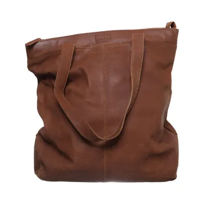 Handtasche (Braun) von Uniq Leder, Polyester