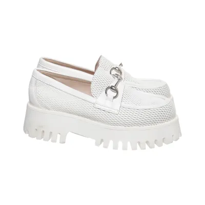 Mocassins (Blanc) de Alpe Polyuréthane