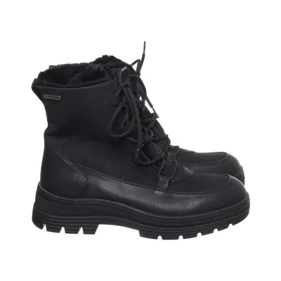 Bottes à lacets (Noir) de Linear of Sweden