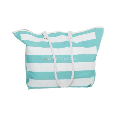 Sac de plage (Turquoise, Blanc) de Moroccanoil