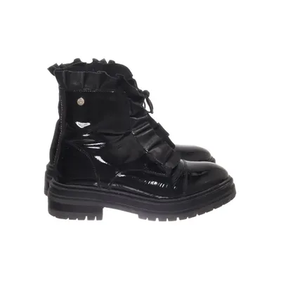 Laced boots (Black) from Copenhagen Shoes by Josefine Valentin