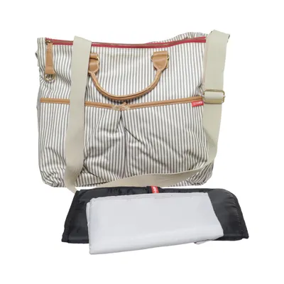 Pusletaske (Hvid, Grå, Beige) fra Skip Hop
