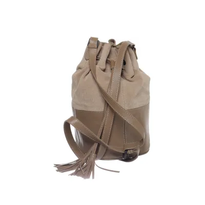 Skuldertaske (Beige, Brun) fra Twist & Tango Læder, Ruskind