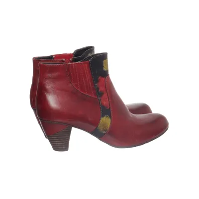 Laarzen met hak (Rood, Zwart) van Soft Comfort Leer