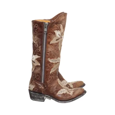 Bottes de cow-boy (Marron) de Mexicana Cuir