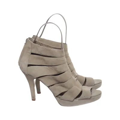Sandales à talons hauts (Beige) de Helen Billkrantz Cuir