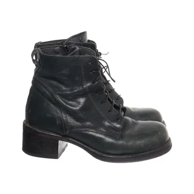 Laced boots (Black) from Moma Leather