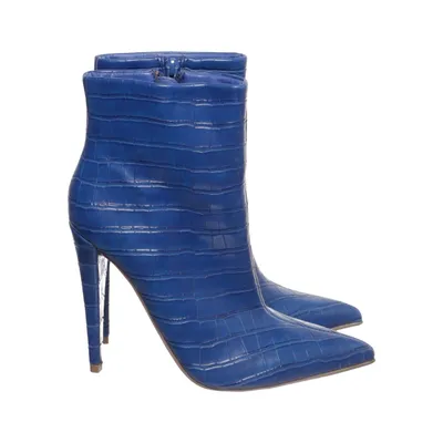 Støvletter (Blå) fra Shoedazzle Polyurethan
