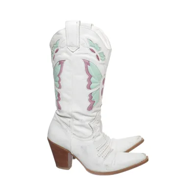 Cowboy boots (White, Multicolored) from Bronx