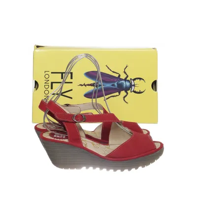 Højhælede sandaler (Rød) fra Fly London