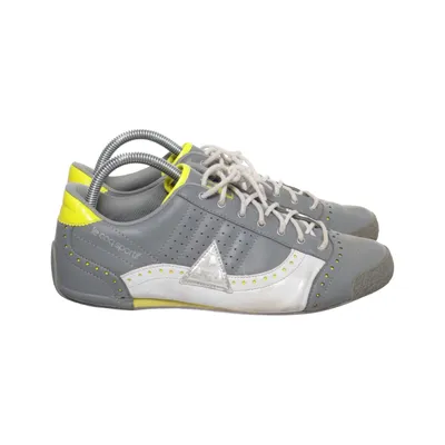 Baskets (Gris, Blanc, Jaune) de Le Coq Sportif Cuir