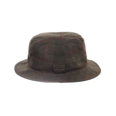 Buckethatt (Brun, Flerfärgad) från Wigens Bomull, Polyester