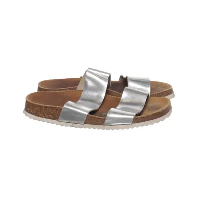 Sandals (Silver) from Office Girl Leather