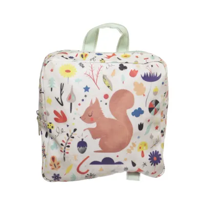 Backpack (White, Multicolored)