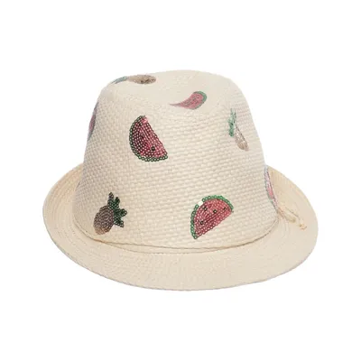 Sun hat (Beige, Multicolored) from H&M