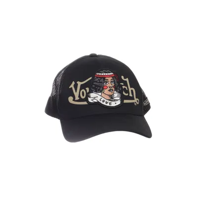 Truckerkeps (Svart, Flerfärgad) från Von Dutch Bomull, Polyester