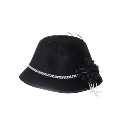 Cloche hoed (Zwart)