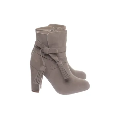 Heeled boots (Beige) from JustFab