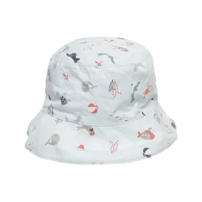 Bucket hat (Blue, Multicolored) from H&M Cotton