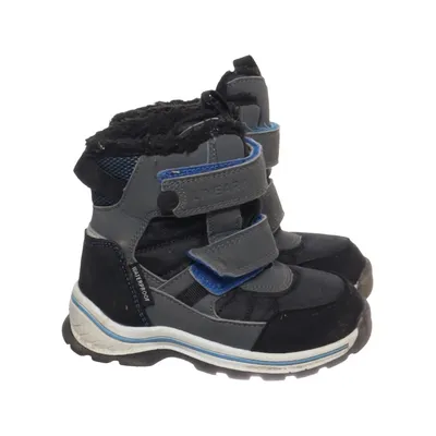 Hiking boots (Black, Gray, Blue) from Linear