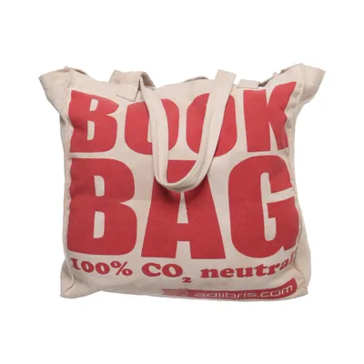 Canvas tas (Beige, Rood) van Adlibris