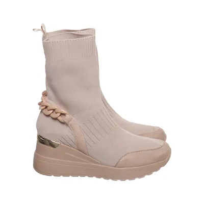 Enkellaarzen (Beige) van Mellisa