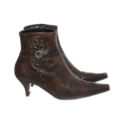 Heeled boots (Brown) from K+S Shoes Leather