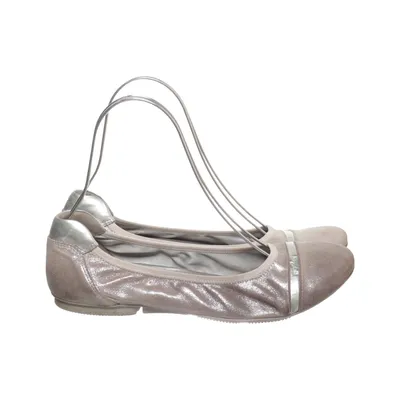 Ballet flats (Beige, Silver) from Hogan