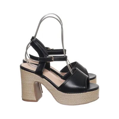 Keilschuhe (Schwarz, Beige) von Tulipano