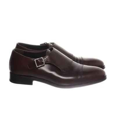 Monk strap shoes (Brown) from Scarosso Leather