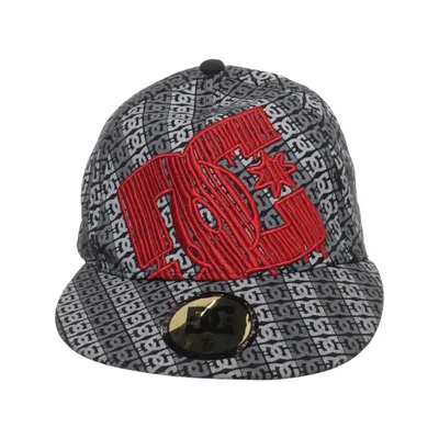 Baseball-Mütze (Grau, Schwarz, Rot) von DC Shoes