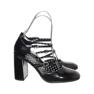 High heel sandals (Black) from Max & Co. Leather