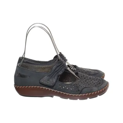 Halbschuhe (Blau, Braun) von Rieker Leder