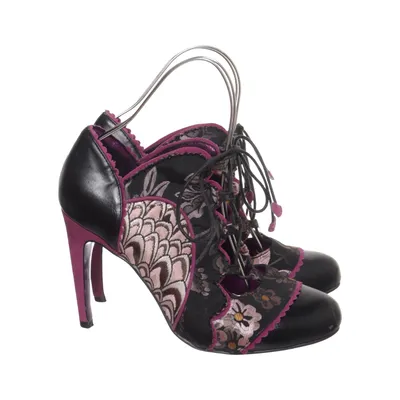 Stövletter (Svart, Lila, Flerfärgad) från Irregular Choice Skinn