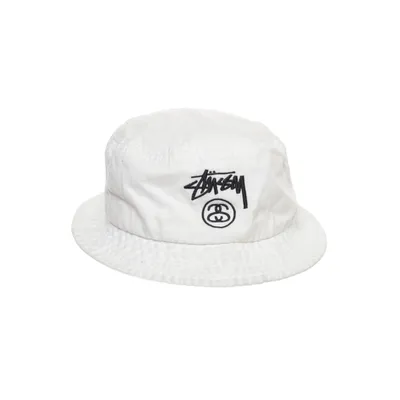 Bøllehat (Hvid) fra Stüssy Bomuld