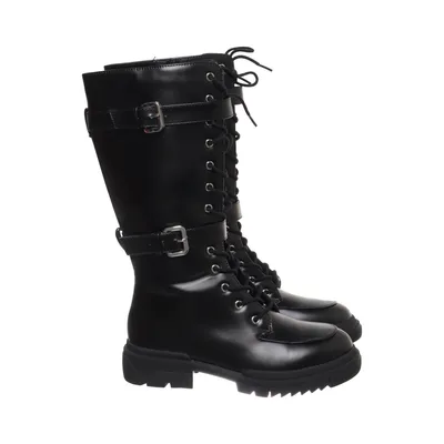 Veterlaarzen (Zwart) van Shoedazzle