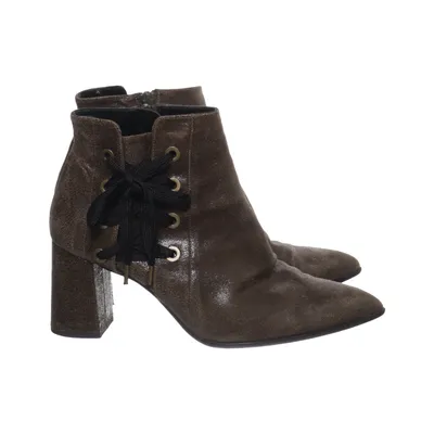 Bottes à talons (Marron) de Paco Gil Cuir