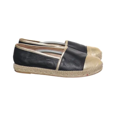 Espadrilles (Black, Gold) from Kanna