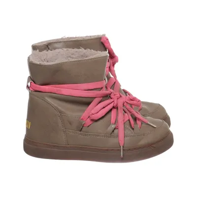 Laced boots (Brown, Pink) from Inuikii
